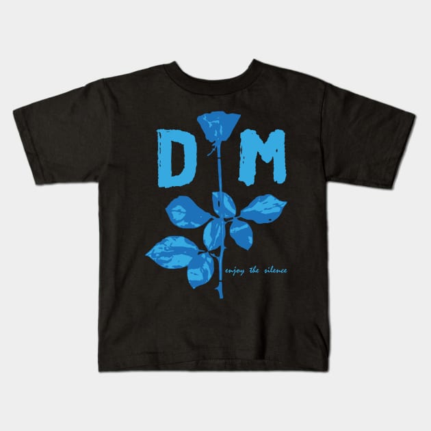 Devotee Rose - Blue 2 Kids T-Shirt by GermanStreetwear